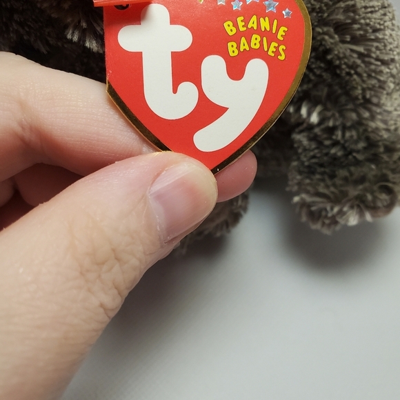 TY Beanie Baby - FRISBEE the Dog 5.5"...NEW with Mint Tags - Picture 3 of 6